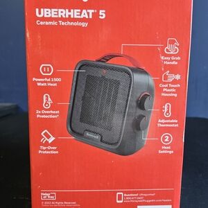 Honeywell UberHeat 5 Ceramic Heater - Black